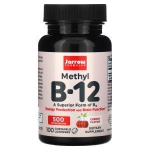 Vitamina B12, metil B-12, formule Jarrow, 500 mcg, 100 pastile