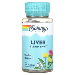 Защита печени, Liver Blend SP-13, Solaray, 100 капсул