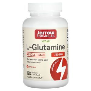 Глютамин, L-Glutamine, Jarrow Formulas, 750 мг, 120 капсул (Default)