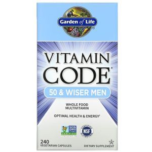 Витамины для мужчин, Garden of Life, 50+, 240 капсул (Default)