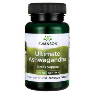Ашвагандха, экстракт корня, Ultimate Ashwagandha, Swanson, 250 мг, 60 вегетарианских капсул