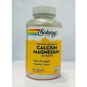 Кальций и магний, Calcium and Magnesium, Solaray, 180 капсул (Default)