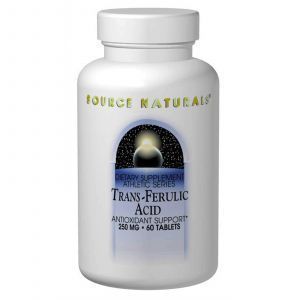 Транс-феруловая кислота, Source Naturals, 250 мг, 60 таб.