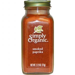 Копченая паприка, Smoked Paprika, Simply Organic, органик, 77 г