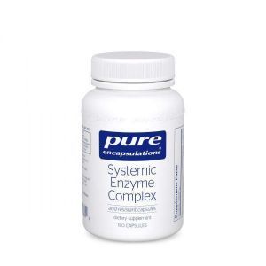 Ферменты, комплекс, суставы, ткани и мышцы, Systemic Enzyme Complex, Pure Encapsulations, 180 капсул