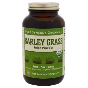 Ячмень, сок травы, (barley grass juice), The Synergy Company, 150 грамм 
