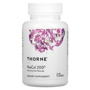Никотинамид рибозид, NiaCel 200, Thorne Research, 60 капсул
