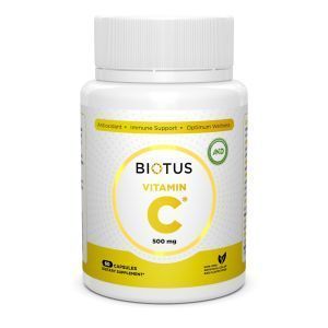 Витамин С, Vitamin C, Biotus, 500 мг, 60 капсул