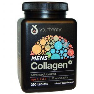 Коллаген мужской (формула), Youtheory, 290 таблеток